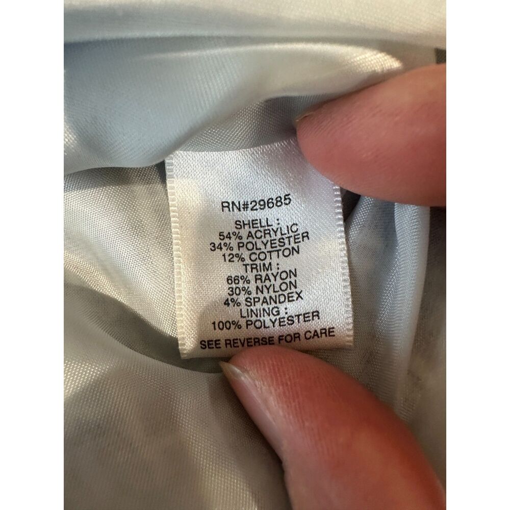 Pendleton Full-Zip Lined Tweed Jacket Size Medium - image 2